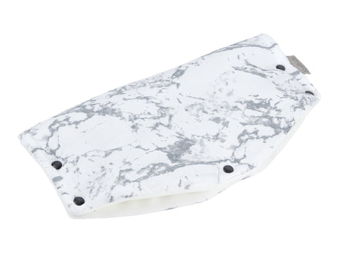 Manicotto per passeggino in marmo bianco