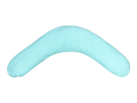 Cuscino per allattamento di qualità con pois bianchi su menta