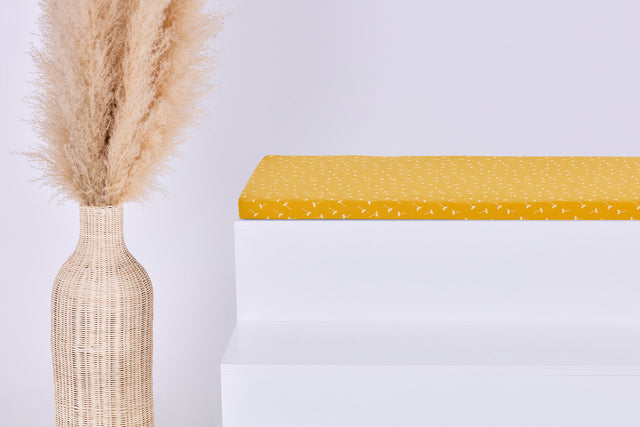 Coprisedile per Ikea STUVA/SMÅSTAD KALLAX mussola giallo denti di leone